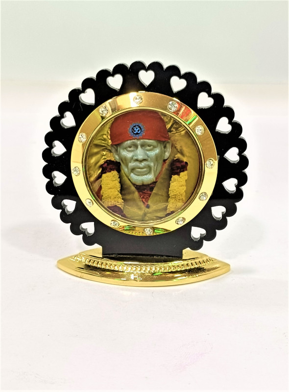 SAI BABA CAR DASHBOARD ACRYLIC STAND