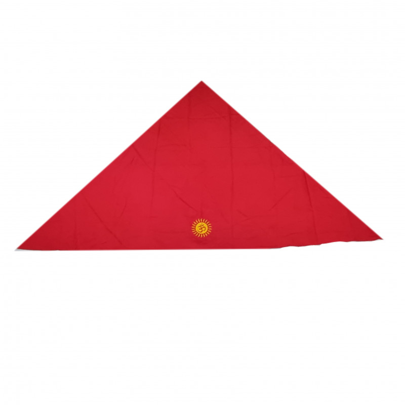 OM BIG COTTON RUMAL ( DARK  RED )