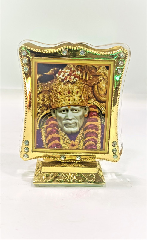 SAI BABA CAR DASHBOARD ACRYLIC STAND