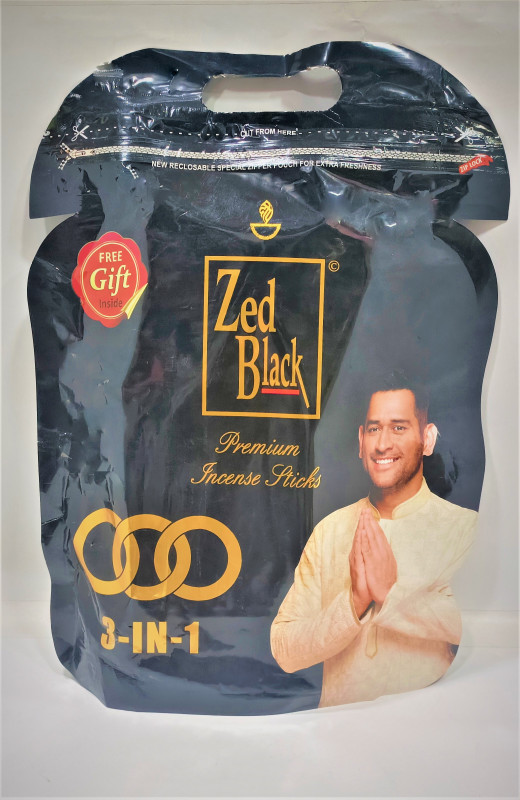 ZED BLACK 3 IN 1 AGARBATTI 550 GM