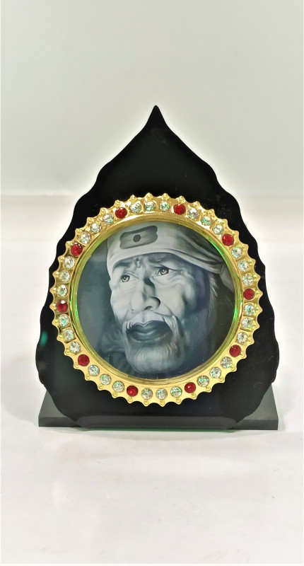 ACRYLIC LEAF SAI BABA STAND