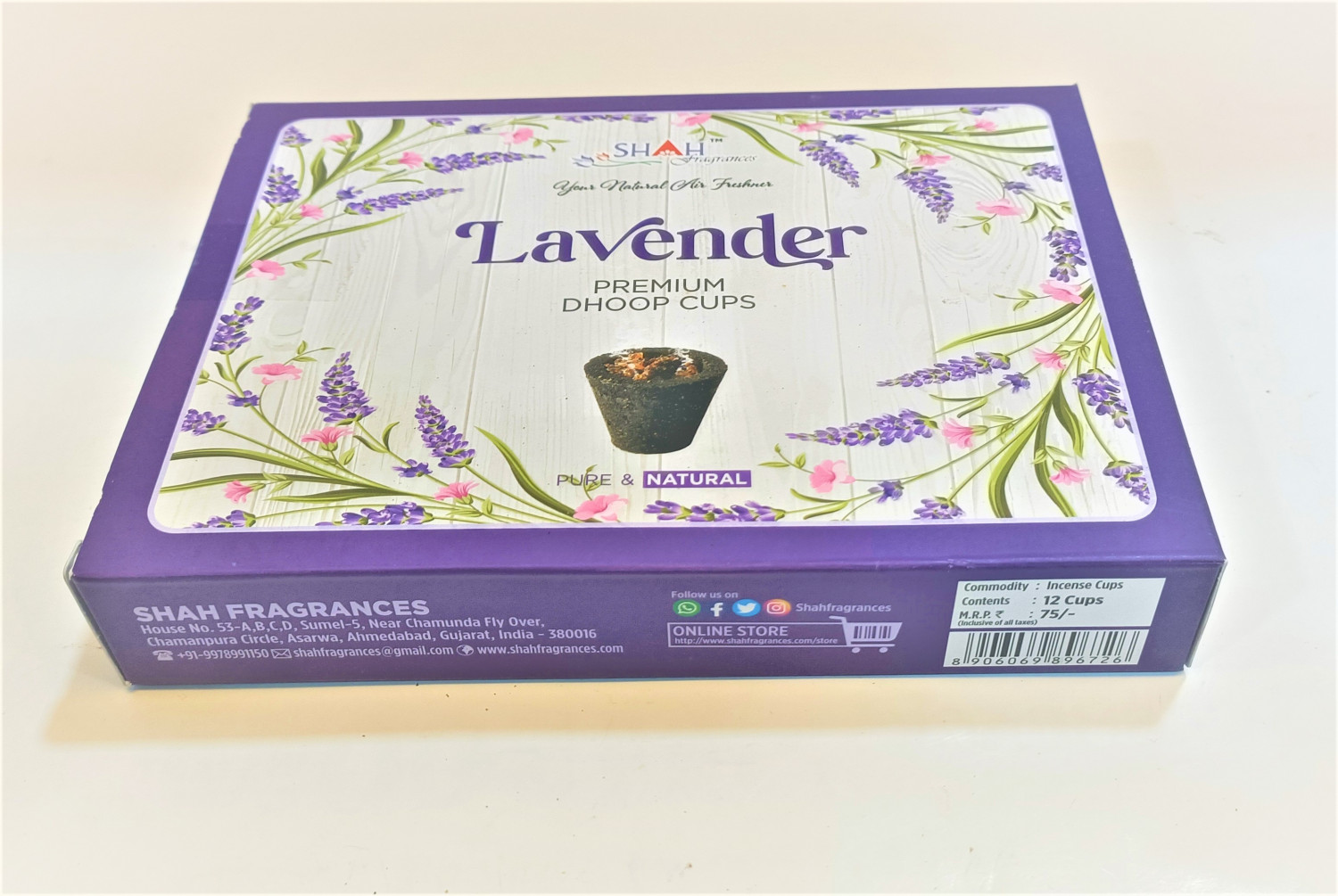 LAVENDAR  PREMIUM DHOOP CUPS