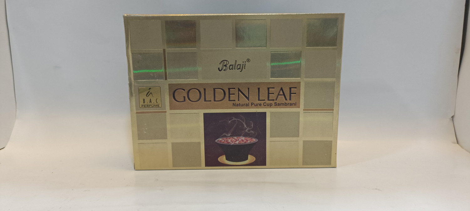 GOLDEN LEAF (NATURAL PURE  CUP SAMBRANI )