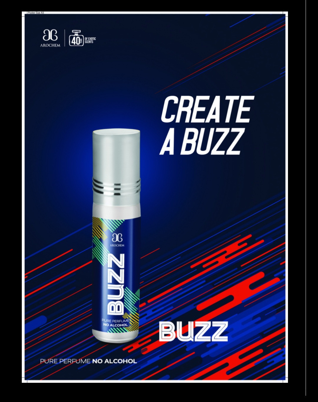 AROCHEM BUZZ  6 ML  (PURE PERFUME NO ALCOHOL )