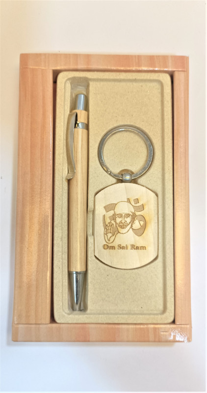 SAI BABA PEN WITH KEYCHAIN